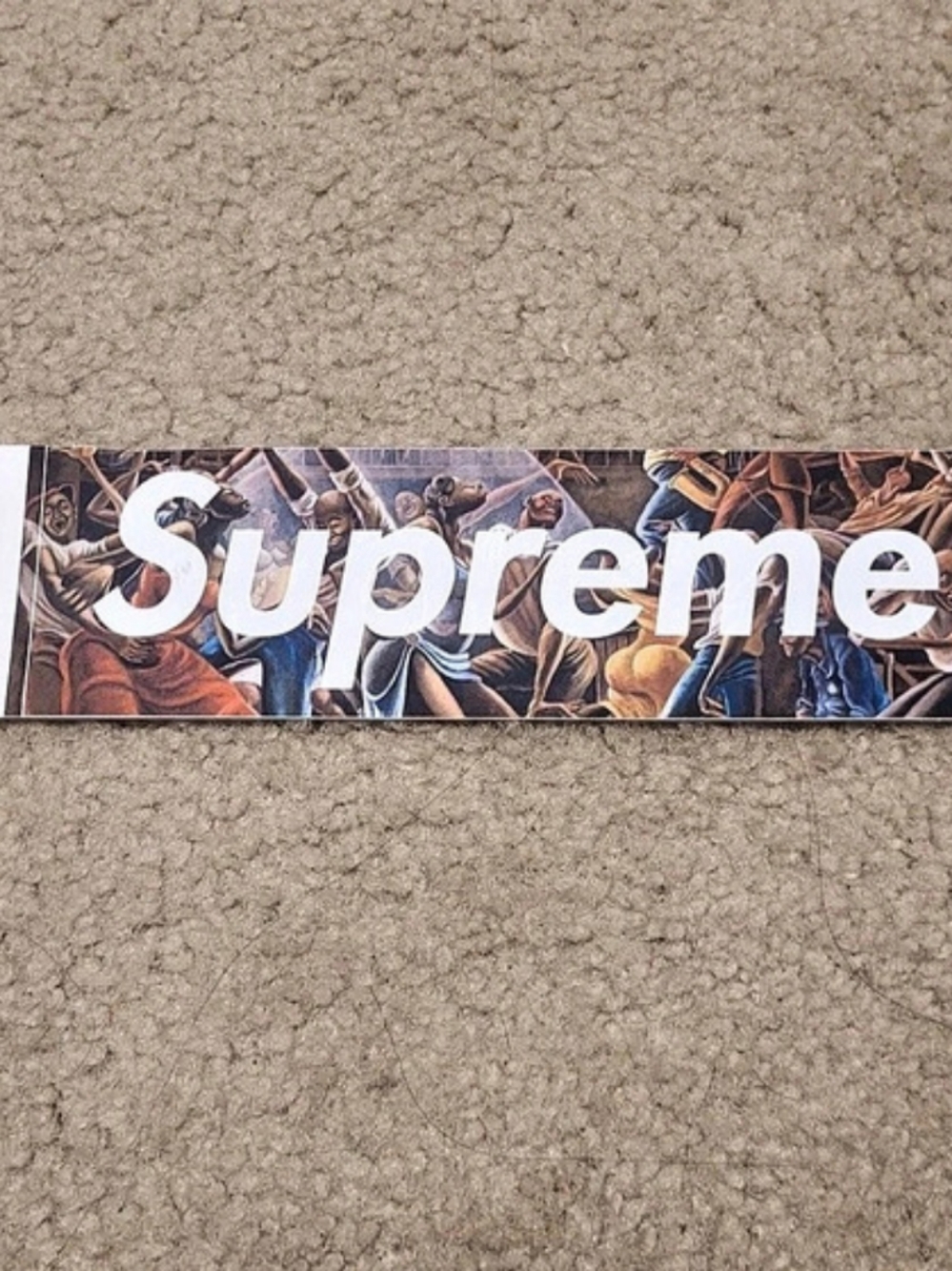 Supreme Ernie Barnes Box Logo Sticker